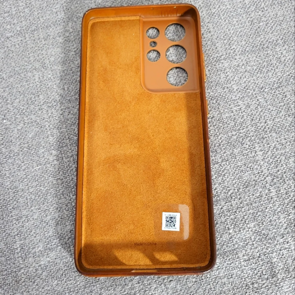 Samsung Galaxy S21 Ultra & 5G Leather Back Cover Case NEW